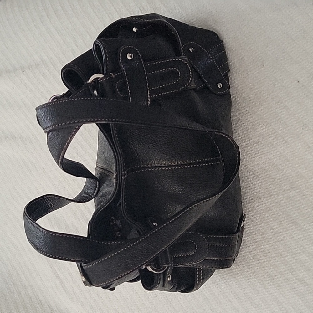 Tignanello Leather Handbag Black